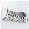 Image 6 : Rolex Mens Quickset Stainless Steel Sapphire Crystal White Index Datejust Wristw