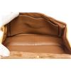 Image 8 : Chanel Beige Quilted Suede Chocolate Bar CC Top Handle Bag (CC Snap Replaced)