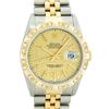 Image 1 : Rolex Mens 2T Yellow Gold And Stainless Steel Champagne Jubilee Dial 18K Diamond