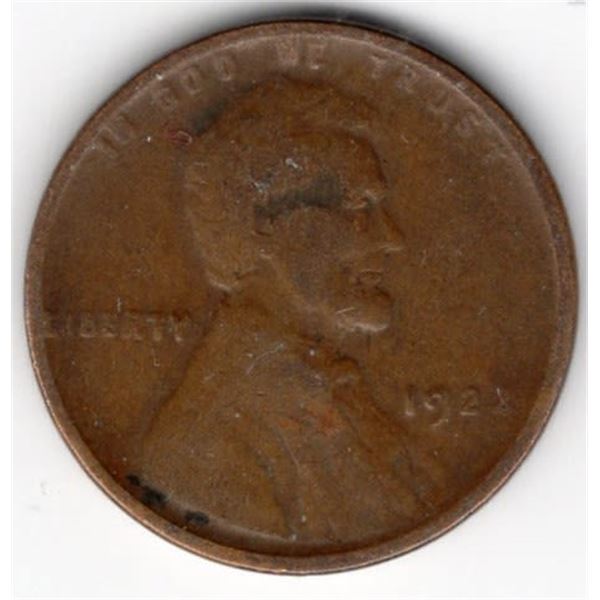1922 No D Wheat Cent