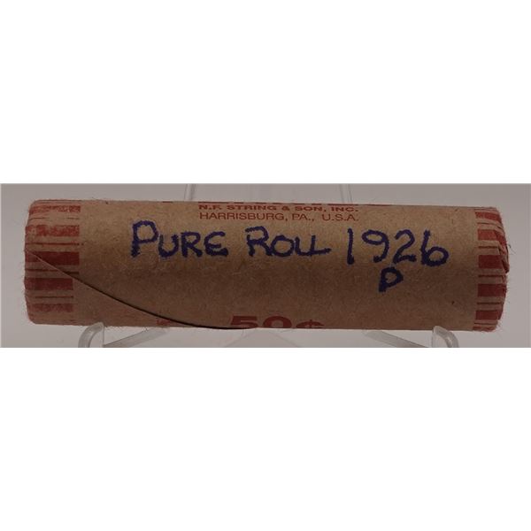 Pure roll of 1926-D Wheat Cents