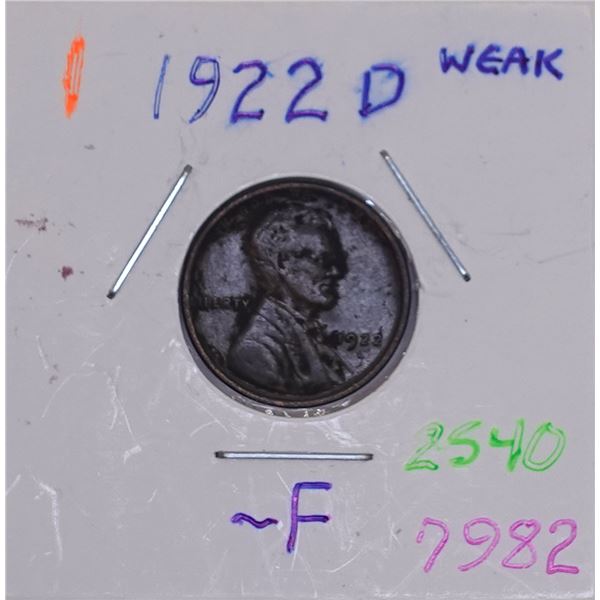 1922-D Wheat Cent