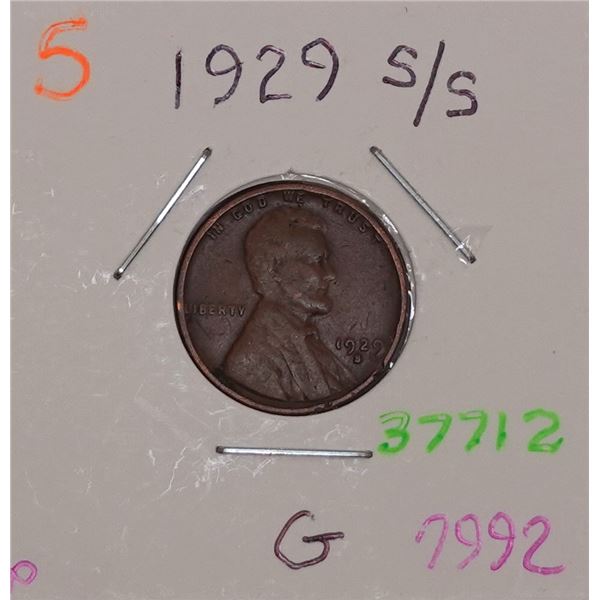1929-S Wheat Cent