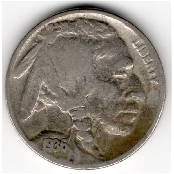 1936 Buffalo Nickel DDR