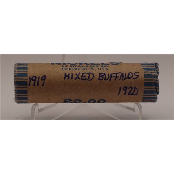 Mixed Roll of Buffalo Nickels