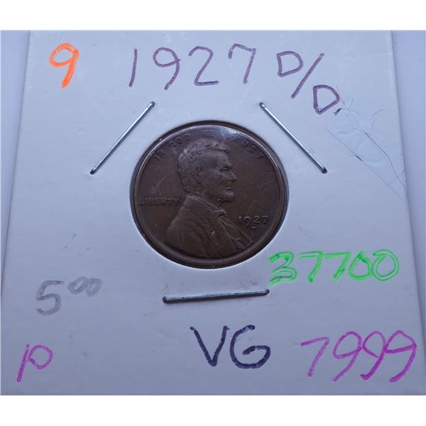 1927-D Wheat Cent