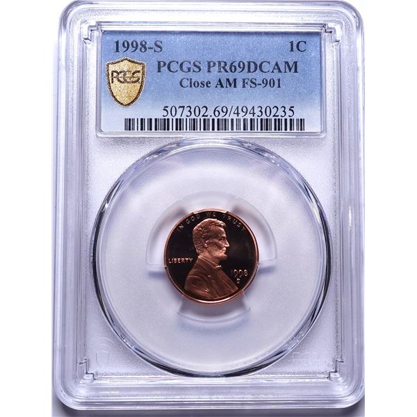 1998-S Lincoln Cent Close AM