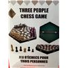Image 1 : Three People Chess Game