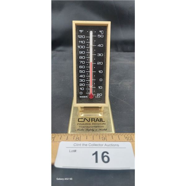 Vintage CN Rail thermometer