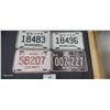 Image 1 : Collection of 4 BC Municipal plates 75