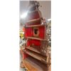Image 3 : Stunning hand built wooden clock tower model, comes apart in sections 5' tall 29" wide 15" deep