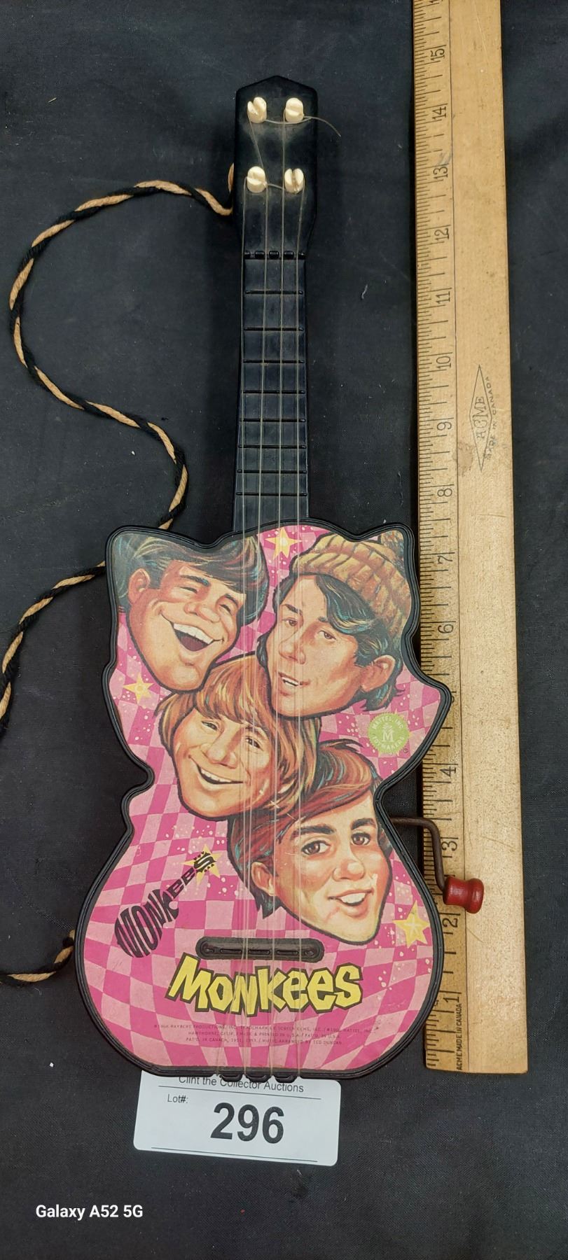 Vintage Monkees toy guitar 60s 13