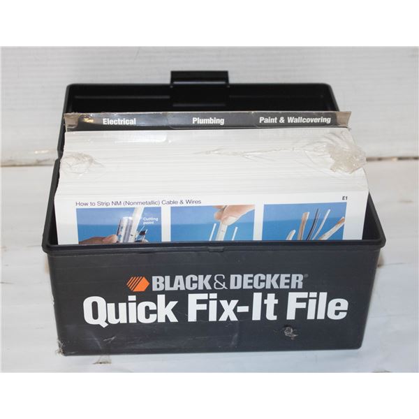 UNUSED BLACK & DECKER QUICK FIT-IT FILE