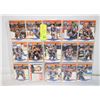 Image 1 : 2 VINTAGE COLLECTABLE UNSEARCHED SHEET OF OILERS