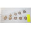 Image 2 : 6 KING CHARLES 2024 CANADIAN 50 CENT COINS + ONE