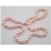 Image 1 : #54-SEA SHELL PEARL NECKLACE  18"