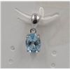 Image 1 : #135-BLUE TOPAZ   PENDANT