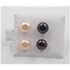 Image 1 : #08-NATURAL AKOYA PEARL STUDE EARRINGS