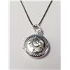 Image 1 : BZ1795-84 SILVER LOCKET 17" NECKLACE