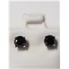 Image 1 : BZ1795-56 14K BLACK DIAMOND(0.92CT) EARRINGS