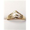 Image 1 : BZ1795-74 SILVER GOLD PLATED RING