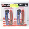 Image 1 : 2 NEW SEALED UTILITY KNIVES 2 X 2 PACKS