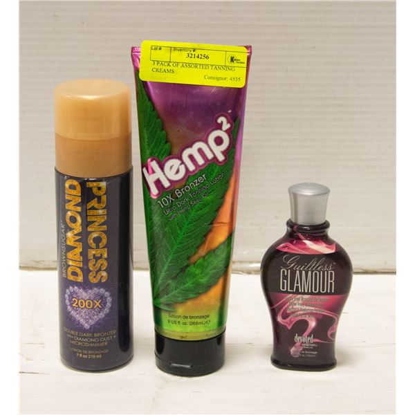 3 PACK OF ASSORTED BRONZERS