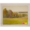 Image 1 : LANDSCAPE TINTED PHOTOGRAPH 12" X 16"