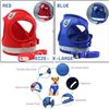 Image 1 : NEW X-LARGE RED & BLUE PET HARNESS + LEASH SET