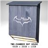 Image 1 : NEW TWO-CHAMBER WOOD BAT HOUSE