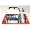 Image 1 : MEEDEN ACRYLIC PAINT SET WITH WOOD SHELF