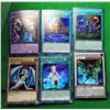 Image 1 : 2)  LOT OF 6 FOIL YU-GI-OH GAME CARDS.