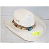 Image 1 : MENS COWBOY HAT WITH NAVAJO HAT BAND-ESTATE