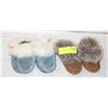 Image 1 : 2 PAIRS OF CHILDRENS MOCCASINS TOGETHER-ESTATE