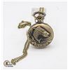 Image 1 : #950-BRAND NEW BRONZE TONE POCKET WATCH WITH