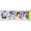 Image 1 : LOT OF 4 FABRIC HOCKEY CARDS