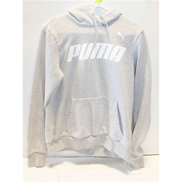 LADIES LARGE GREY PUMA HOODIE