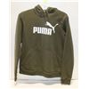 Image 1 : LADIES MED GREEN PUMA HOODIE