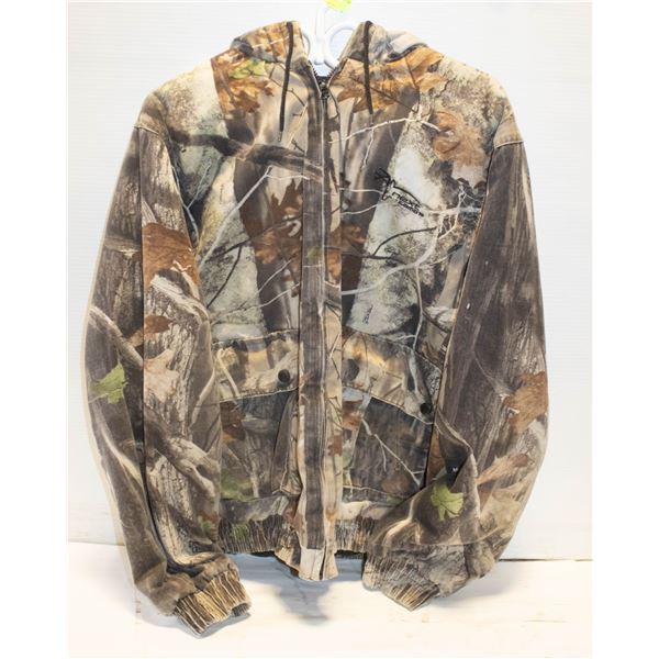 MENS LARGE NEXT CAMO JACKET WITH HOOD