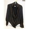 Image 1 : LADIES L BLACK SILKY SHIRT BY DYNAMITE