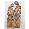 Image 1 : HANDCARVED INDONESIAN "GROUP OF NAKED FLUTISTS"