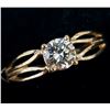 Image 1 : BZ1957-59K 10K LAB DIAMOND (0.43CT, VS1,F) RING