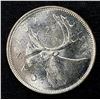 Image 1 : BZ1957-78K SILVER 5.72G CANADIAN 25CENT COIN