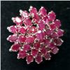 Image 1 : BZ1957-87K SILVER NATURAL RUBY(7CT) RING