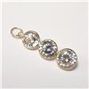 Image 1 : BZ1628-7 10K MOISSANITE(2.9CT) PENDANT