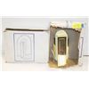 Image 1 : NEW RERO VINTAGE BRASS AND GLASS WALL SCONCES