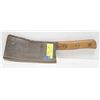 Image 1 : VINTAGE FOSTER BROS. SOLID STEEL MEAT CLEAVER