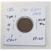 Image 1 : USA 1 CENT 1886 COIN
