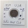 Image 1 : USA 1 CENT 1859 COIN