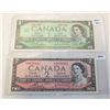 Image 1 : 1967 ONE DOLLAR AND 1954 TWO DOLLAR BILL
